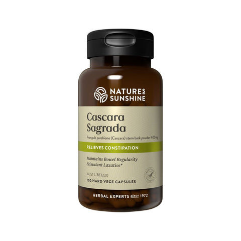 Natures Sunshine Cascara Sagrada 100cap