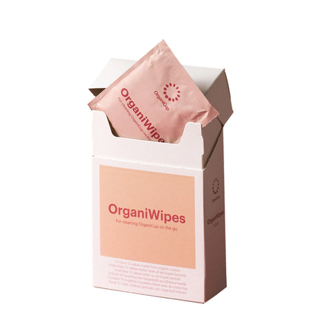 Organicup OrganiWipes x10