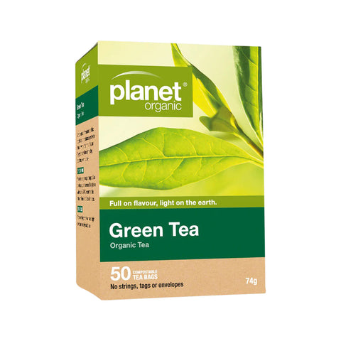 Planet Organic Green Tea bags 50