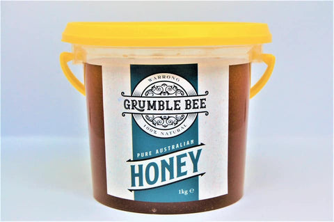 Grumble Bee MALLEE Honey 1kg raw tub