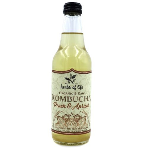 Herbs of Life Peach & Apricot Kombucha