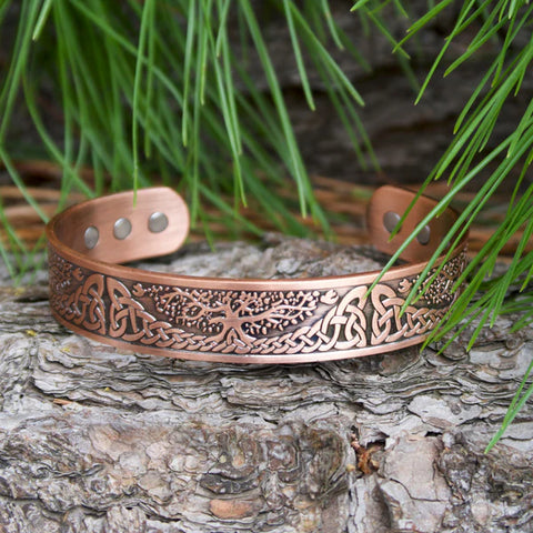 Magnetic Copper Bracelet tree of life