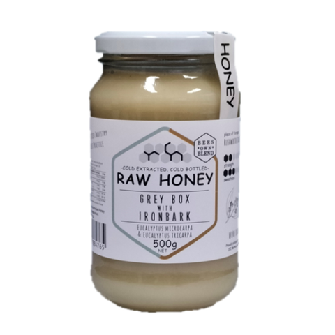 Raw Honey Grey Box with Ironbark 500g