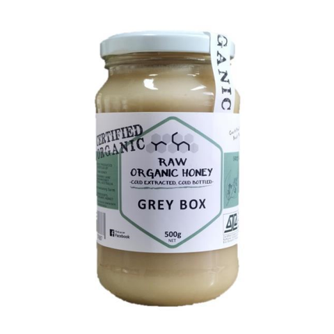 Raw Honey Organic Grey Box 500g