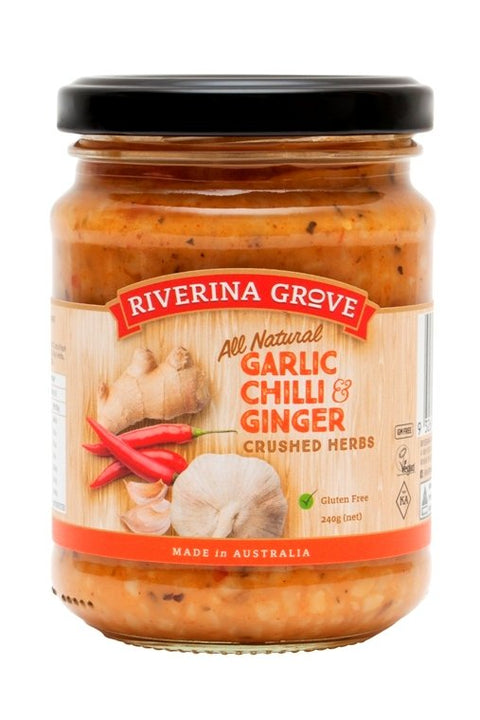 RG Crushed Garlic Chilli Ginger 240g