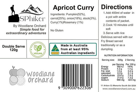 Sphiker Apricot Curry 120g gf