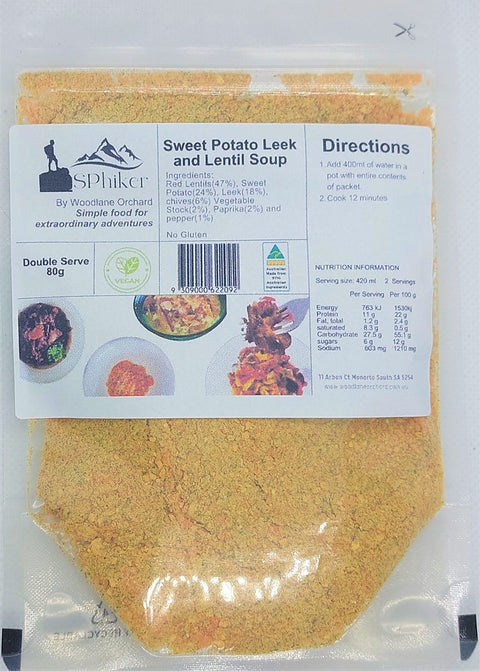 SPhiker Sweet Potato Leek Lentil GF 40g