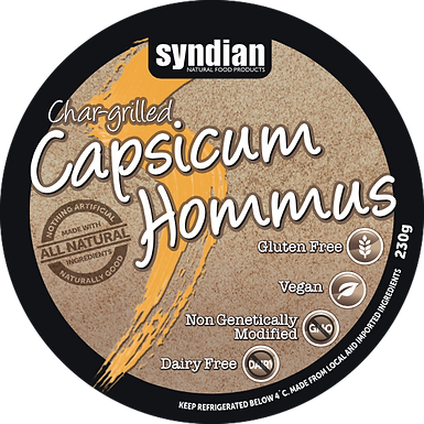 Syndian Char-Grilled Capsicum Hommus