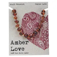 Amber Love Bracelet Cognac 20cm
