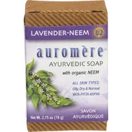 Auromere Lavender-Neem Ayurvedic Soap