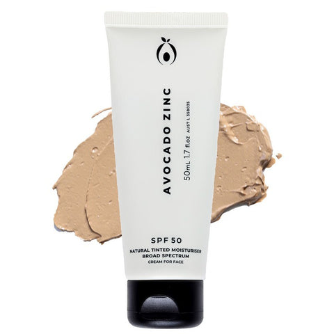 Avocado Zinc SPF50 Tinted Moisturiser