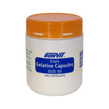 Bonvit Empty Gelatine Caps 00 x 24 0caps