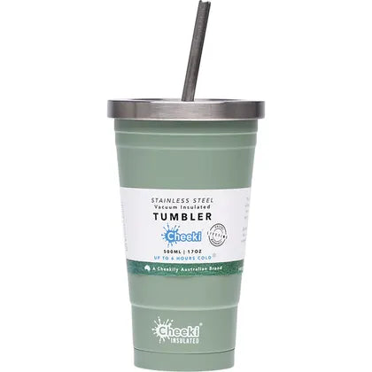 CheekiS/S Pistachio smoothie tumbler 500