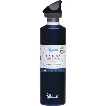 Cheeki Water bottle 1lt Ocean