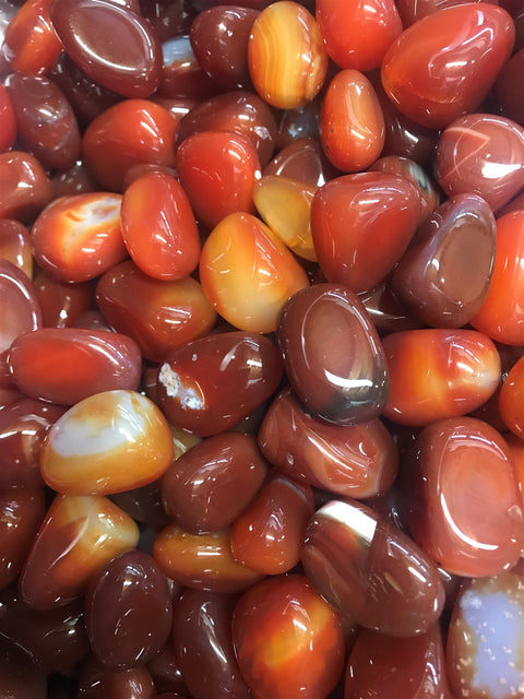Carnelian Tumbled Stone Piece