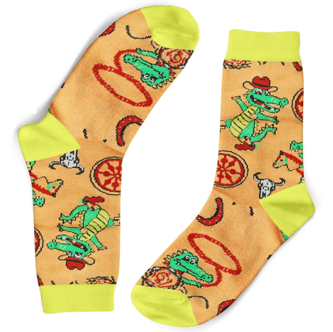 Funky Sock Co Cowboy Crocodiles