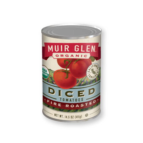 Muir Glen Diced Fire Roasted tomato 411g