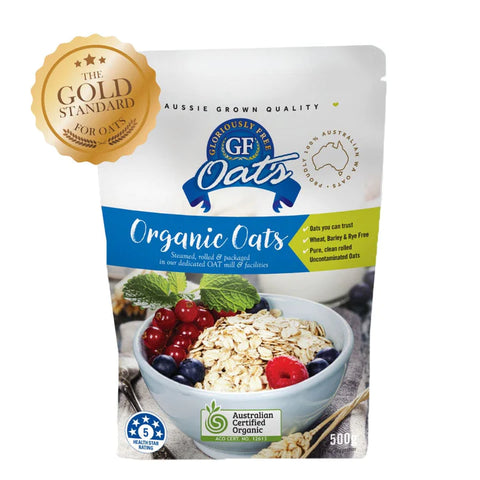 GF Oats Organic Aussie oats 500g