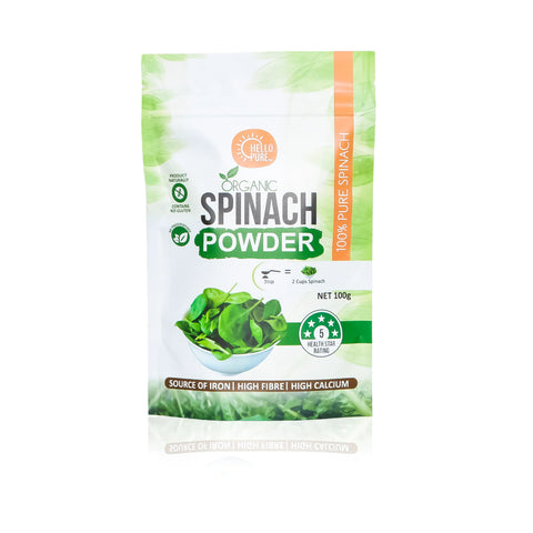 Hello Pure Organic Spinach Powder