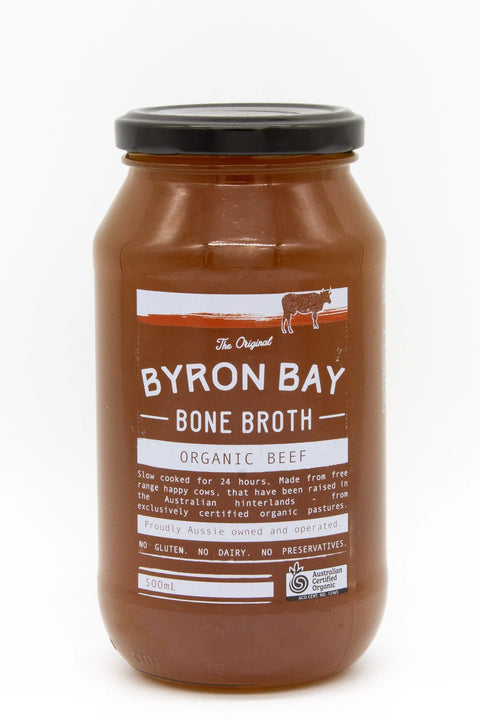 Byron Bay Organic beef broth 1L