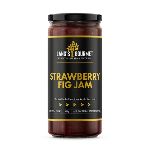 Langs Gourmet Strawberry Fig jam