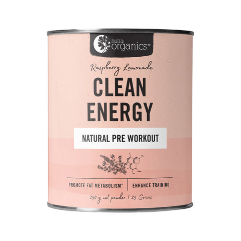 Nutra Organics Clean Energy  Raspberry 250g