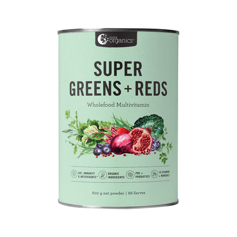 Nutra Organics Super Greens & Reds 600g