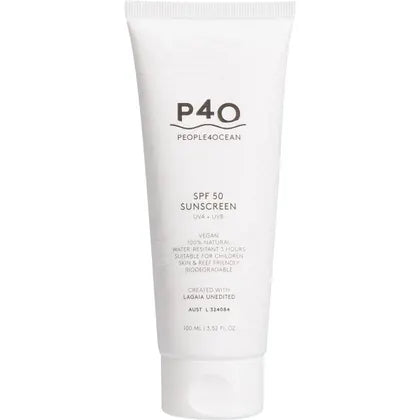 P4O SPF 50 sunscreen 100g