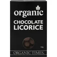 Organic Times milk Chocolate Licorice