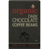 Organic Times Dark Chocolate Coffee Bean