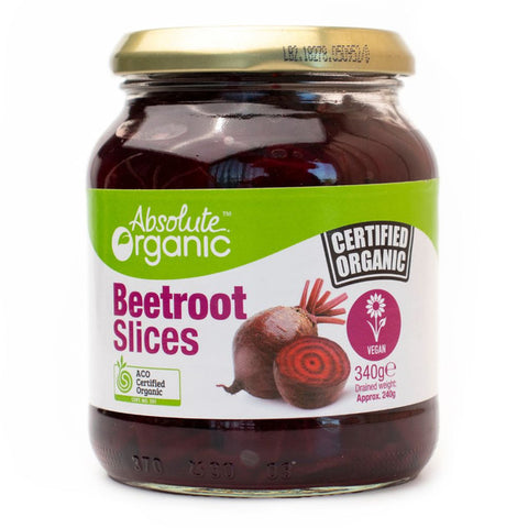 Absolute Organic Beetroot Slices 340g