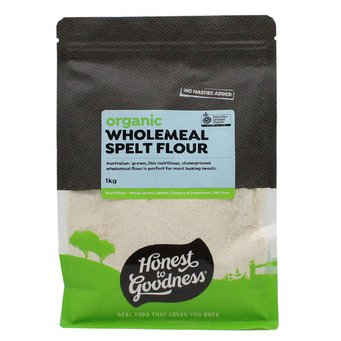 Organic stoneground wholemeal spelt flour 1kg