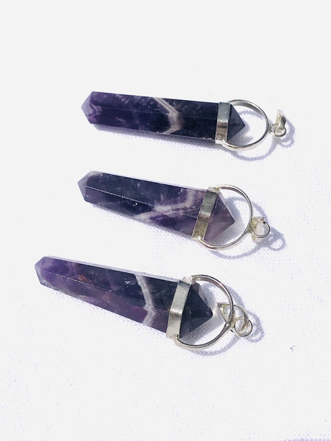 Pendant Amethyst Double Terminated