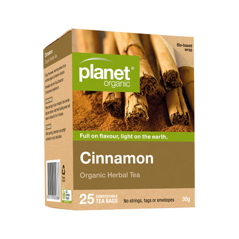 Planet Organic Cinnamon Herbal Tea Bag 25