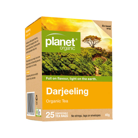 Planet Organic Darjeeling tea bags 25