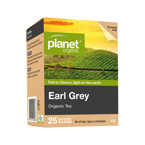 Planet Organic Earl Grey Tea Bag 25