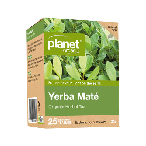 Planet Organic Yerba Mate tea bags 25