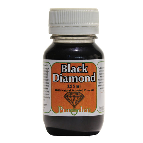 Pure Eden Blk Diamond Act Charcoal 125ml