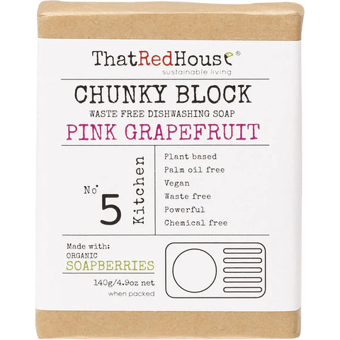 That Red House Pink Grapefruit Dishwashing Soap 140g