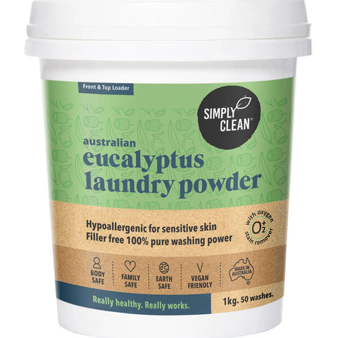 Simply Clean Eucalyptus Laundry Powder 1.75kg