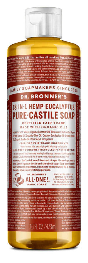 Dr Bronners Liquid Soap Eucalyptus 473ml
