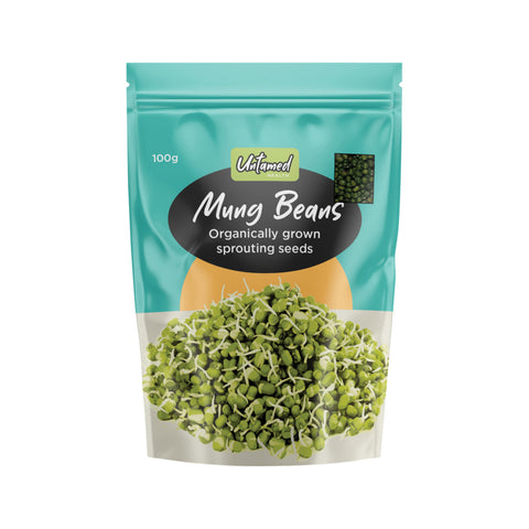 Untamed Mung Beans Organic Sprouting