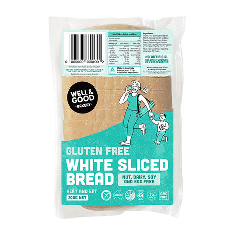 Well & Good GF sliced white bread 300g