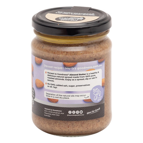 Honest to goodness almond butter 240g