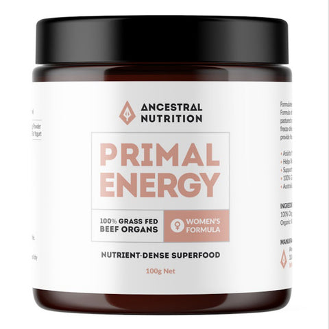 Ancestral Nutrition Primal Energy Womens formula 100g