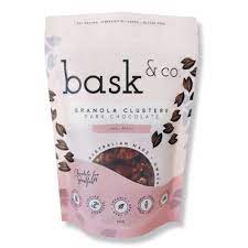 Bask & Co GF Granola Clusters Dk Choc