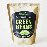 Elgin Organic green beans 600g