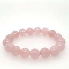 Bracelet Rose Quartz round