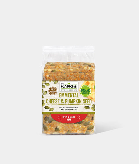 Dr Karg Cheese & Pumpkin seed crisp brea