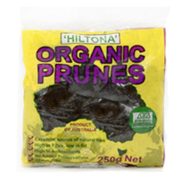 Hiltona Organic Prunes 250g